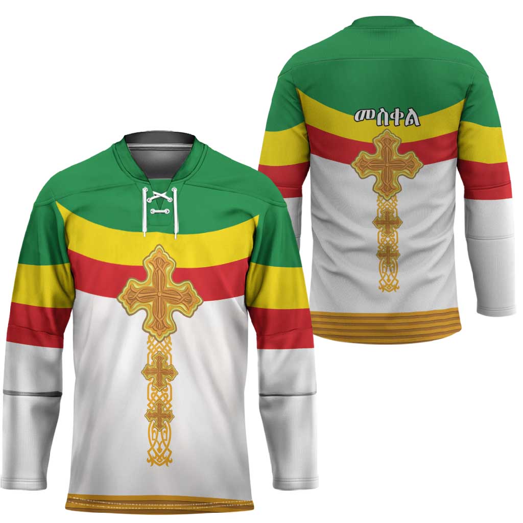 Ethiopia Meskel Hockey Jersey Ethiopian Cross