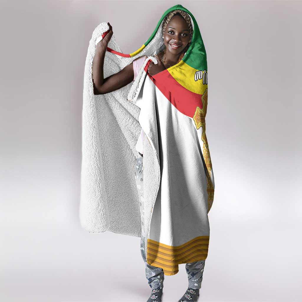 Meskel Ethiopia Hooded Blanket True Cross - African Pride