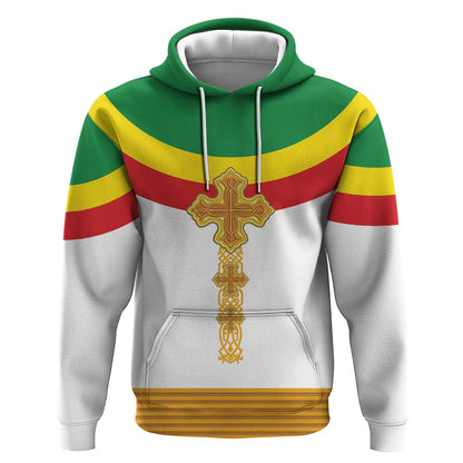 Meskel Ethiopia Hoodie True Cross - African Pride