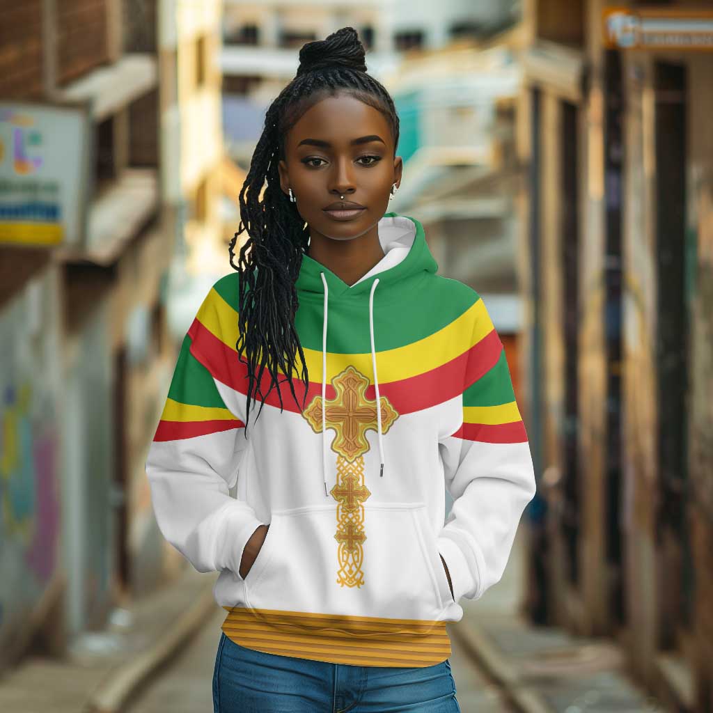 Meskel Ethiopia Hoodie True Cross - African Pride