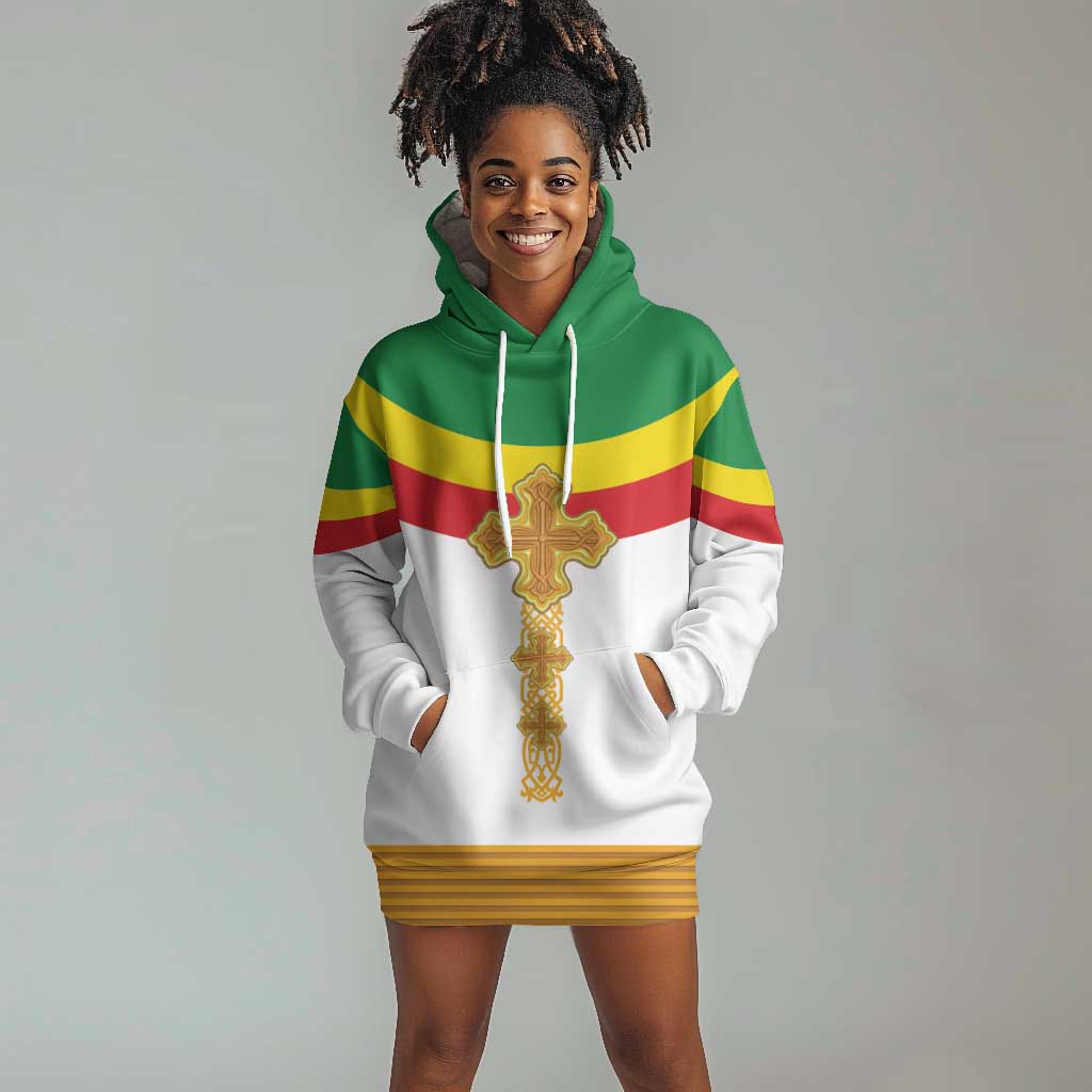 Meskel Ethiopia Hoodie Dress True Cross - African Pride