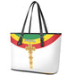 Meskel Ethiopia Leather Tote Bag True Cross - African Pride