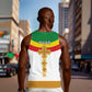 Meskel Ethiopia Men Tank Top True Cross - African Pride