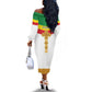 Meskel Ethiopia Off The Shoulder Long Sleeve Dress True Cross - African Pride