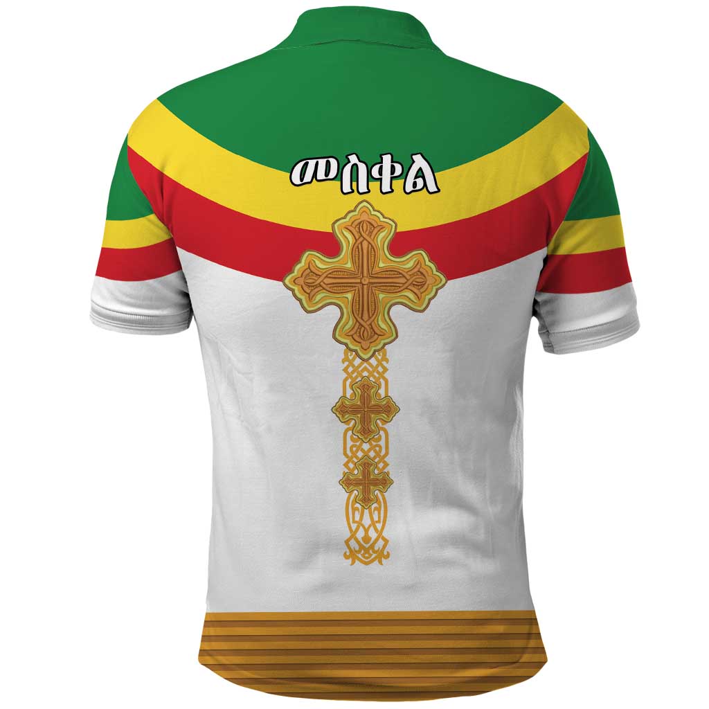 Meskel Ethiopia Polo Shirt True Cross - African Pride