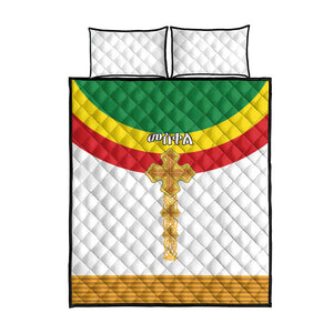 Meskel Ethiopia Quilt Bed Set True Cross - African Pride