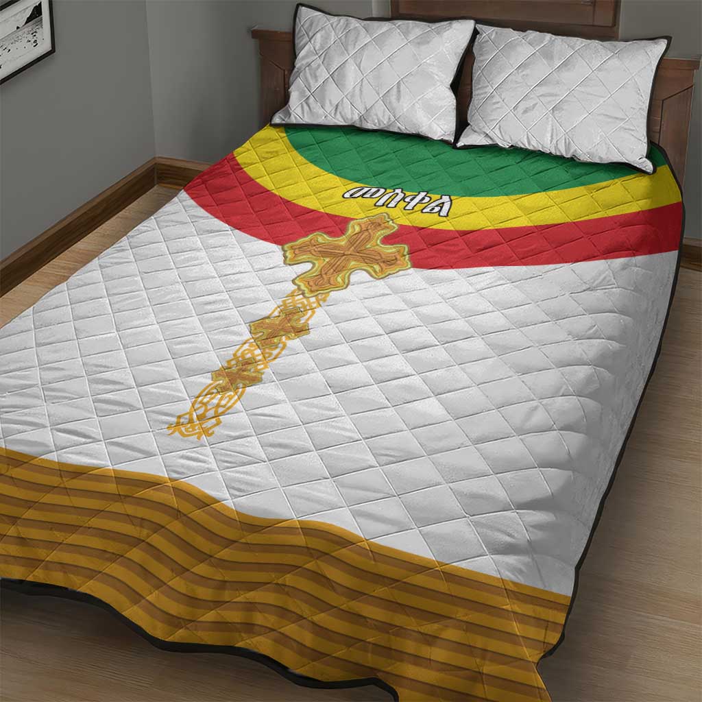 Meskel Ethiopia Quilt Bed Set True Cross - African Pride