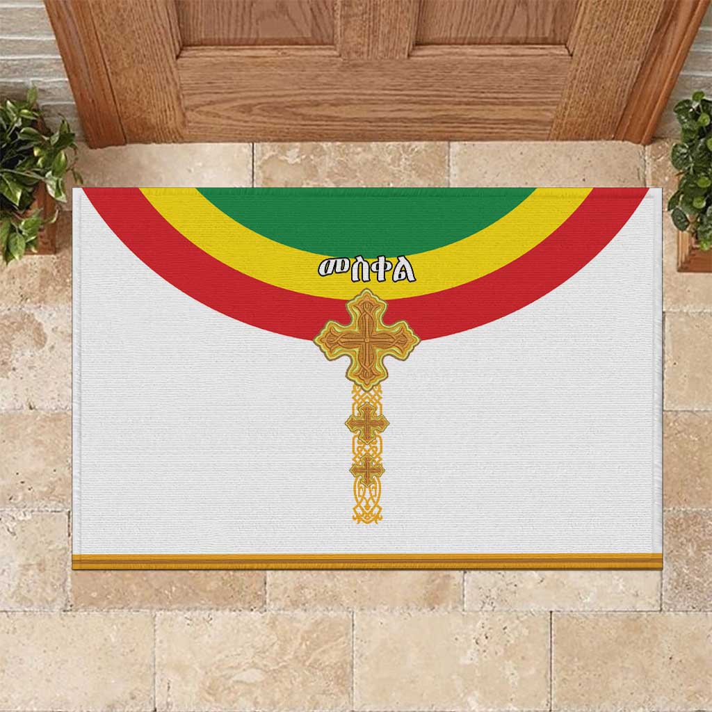 Meskel Ethiopia Rubber Doormat True Cross - African Pride