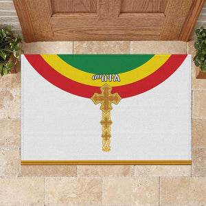 Meskel Ethiopia Rubber Doormat True Cross - African Pride