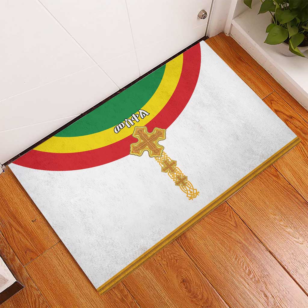 Meskel Ethiopia Rubber Doormat True Cross - African Pride