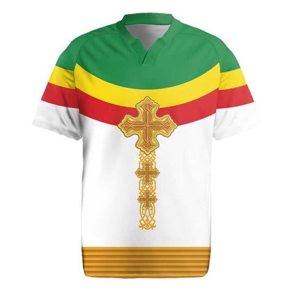 Meskel Ethiopia Rugby Jersey True Cross - African Pride