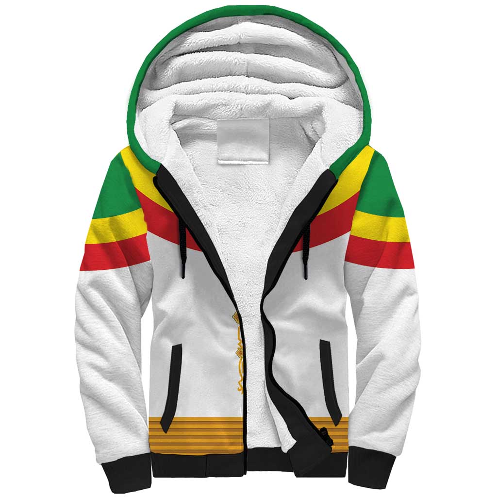 Meskel Ethiopia Sherpa Hoodie True Cross - African Pride