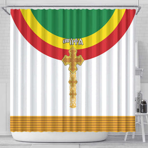 Meskel Ethiopia Shower Curtain True Cross - African Pride