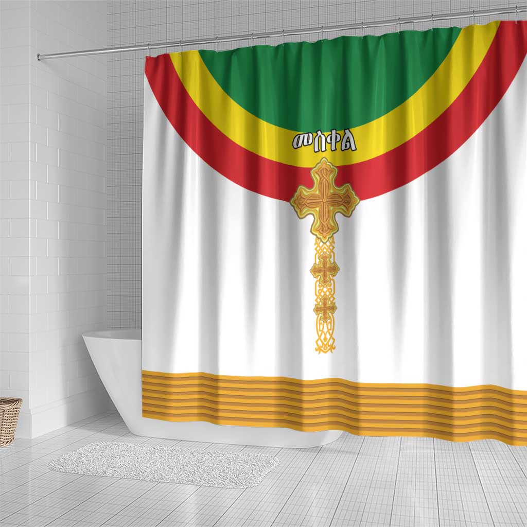 Meskel Ethiopia Shower Curtain True Cross - African Pride