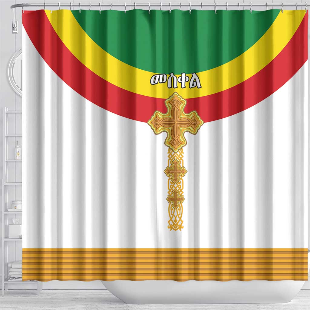 Meskel Ethiopia Shower Curtain True Cross - African Pride