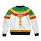 Meskel Ethiopia Sleeve Zip Bomber Jacket True Cross - African Pride