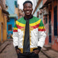 Meskel Ethiopia Sleeve Zip Bomber Jacket True Cross - African Pride