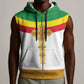 Meskel Ethiopia Sleeveless Zip Hoodie True Cross - African Pride