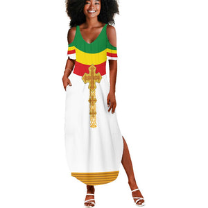 Meskel Ethiopia Summer Maxi Dress True Cross - African Pride