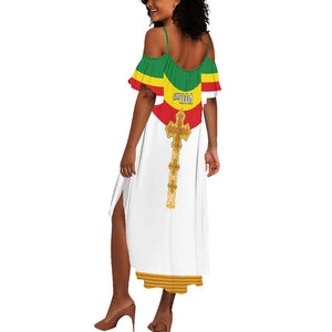 Meskel Ethiopia Summer Maxi Dress True Cross - African Pride