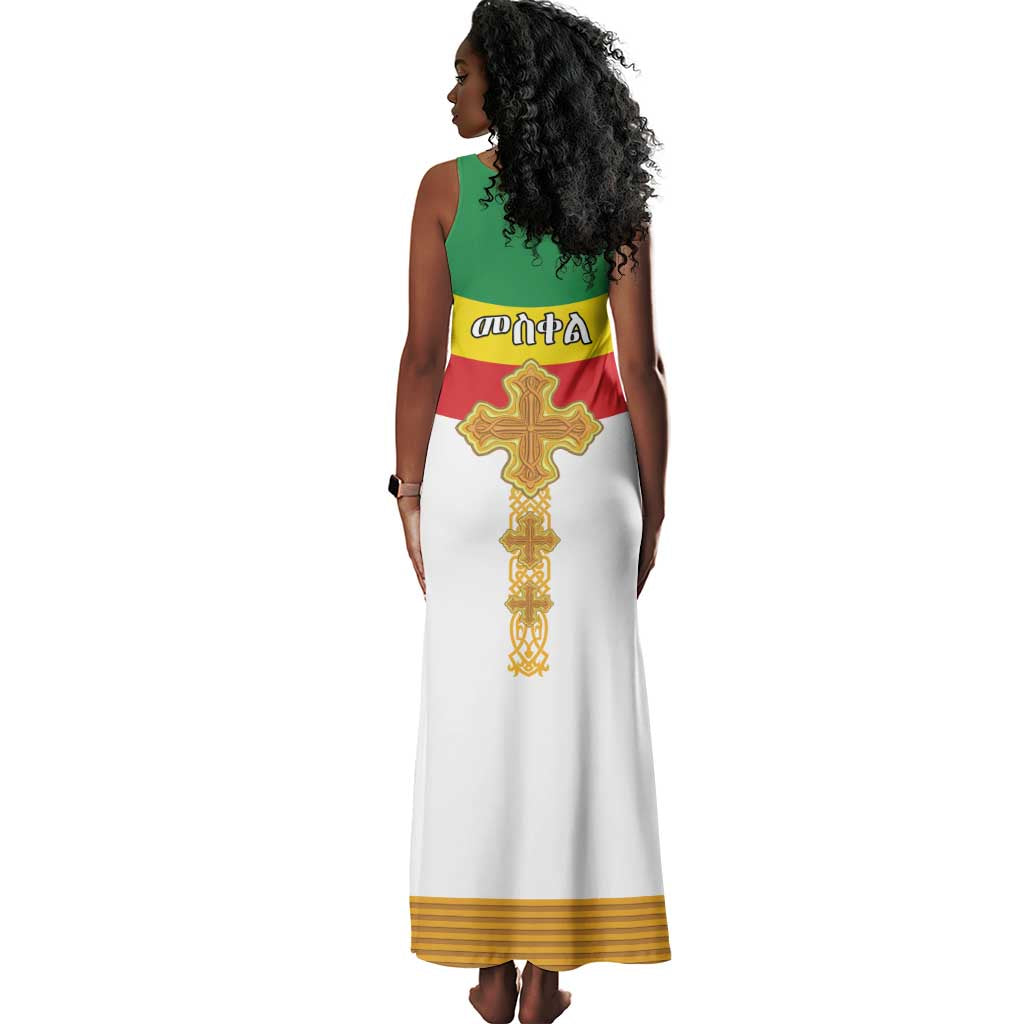 Meskel Ethiopia Tank Maxi Dress True Cross - African Pride