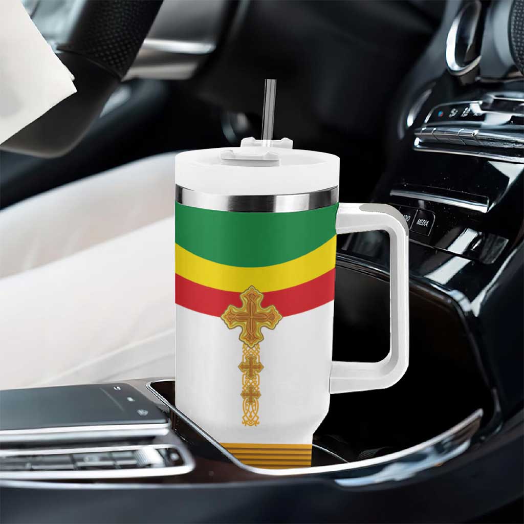 Meskel Ethiopia Tumbler With Handle True Cross - African Pride