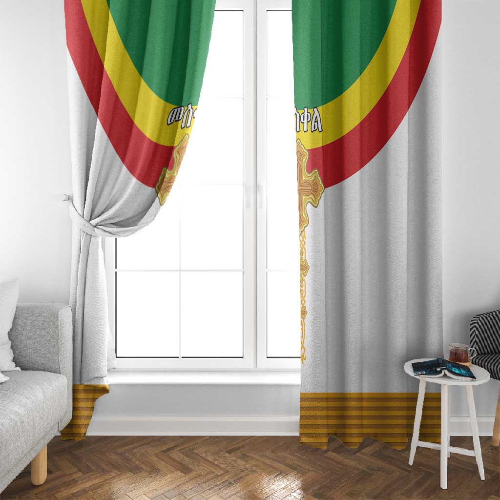 Meskel Ethiopia Window Curtain True Cross - African Pride