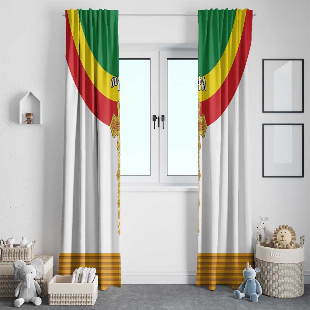Meskel Ethiopia Window Curtain True Cross - African Pride