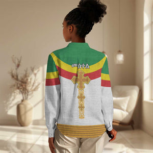 Meskel Ethiopia Women Casual Shirt True Cross - African Pride