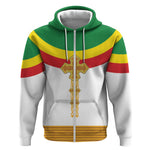 Meskel Ethiopia Zip Hoodie True Cross - African Pride