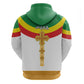 Meskel Ethiopia Zip Hoodie True Cross - African Pride