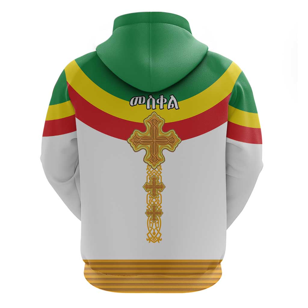 Meskel Ethiopia Zip Hoodie True Cross - African Pride