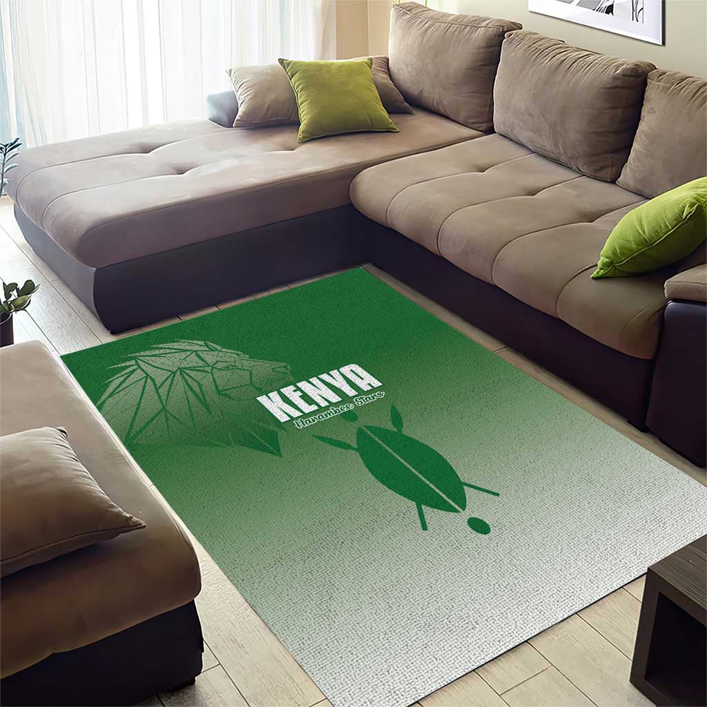 Kenya Football Area Rug Go Harambee Stars - African Pride