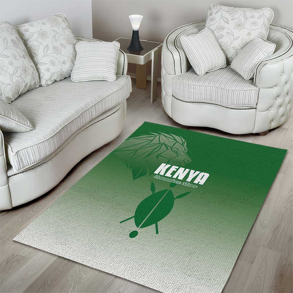 Kenya Football Area Rug Go Harambee Stars - African Pride