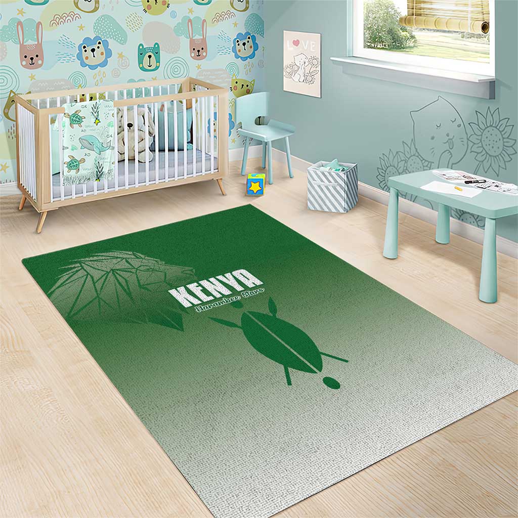 Kenya Football Area Rug Go Harambee Stars - African Pride