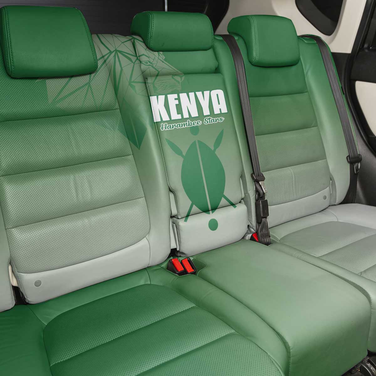 Kenya Football Back Car Seat Cover Go Harambee Stars - African Pride