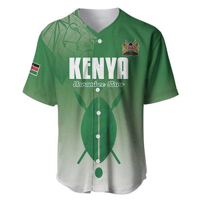 Custom Kenya Football Baseball Jersey Go Harambee Stars - African Pride