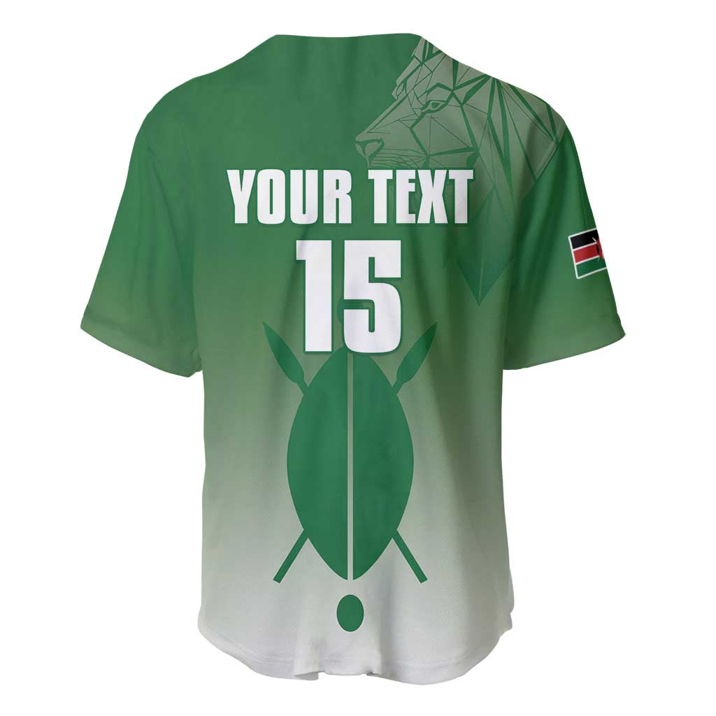 Custom Kenya Football Baseball Jersey Go Harambee Stars - African Pride