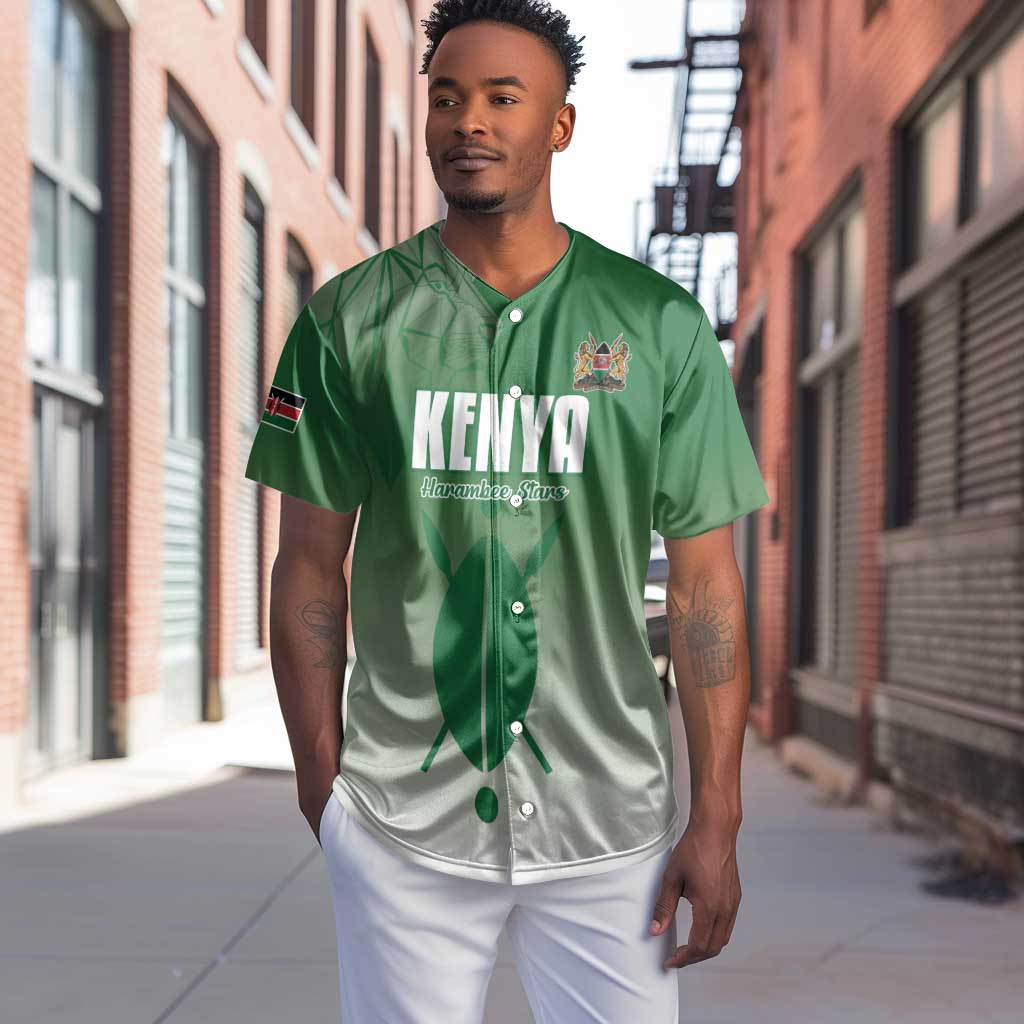 Custom Kenya Football Baseball Jersey Go Harambee Stars - African Pride
