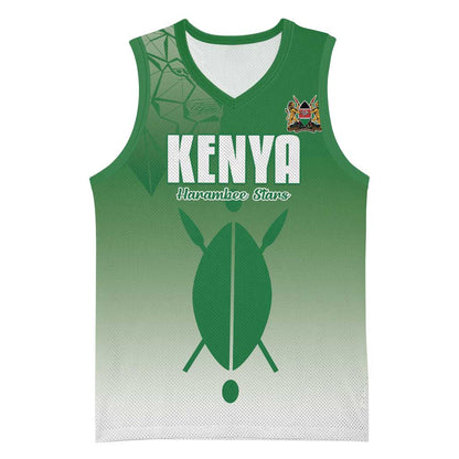 Custom Kenya Football Basketball Jersey Go Harambee Stars - African Pride