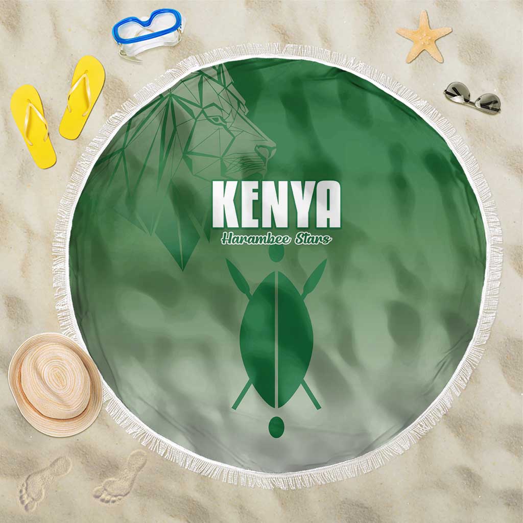 Kenya Football Beach Blanket Go Harambee Stars - African Pride
