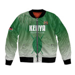 Custom Kenya Football Bomber Jacket Go Harambee Stars - African Pride