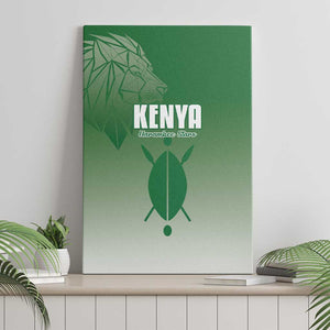 Kenya Football Canvas Wall Art Go Harambee Stars - African Pride