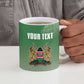 Custom Kenya Football Ceramic Mug Go Champions Harambee Stars
