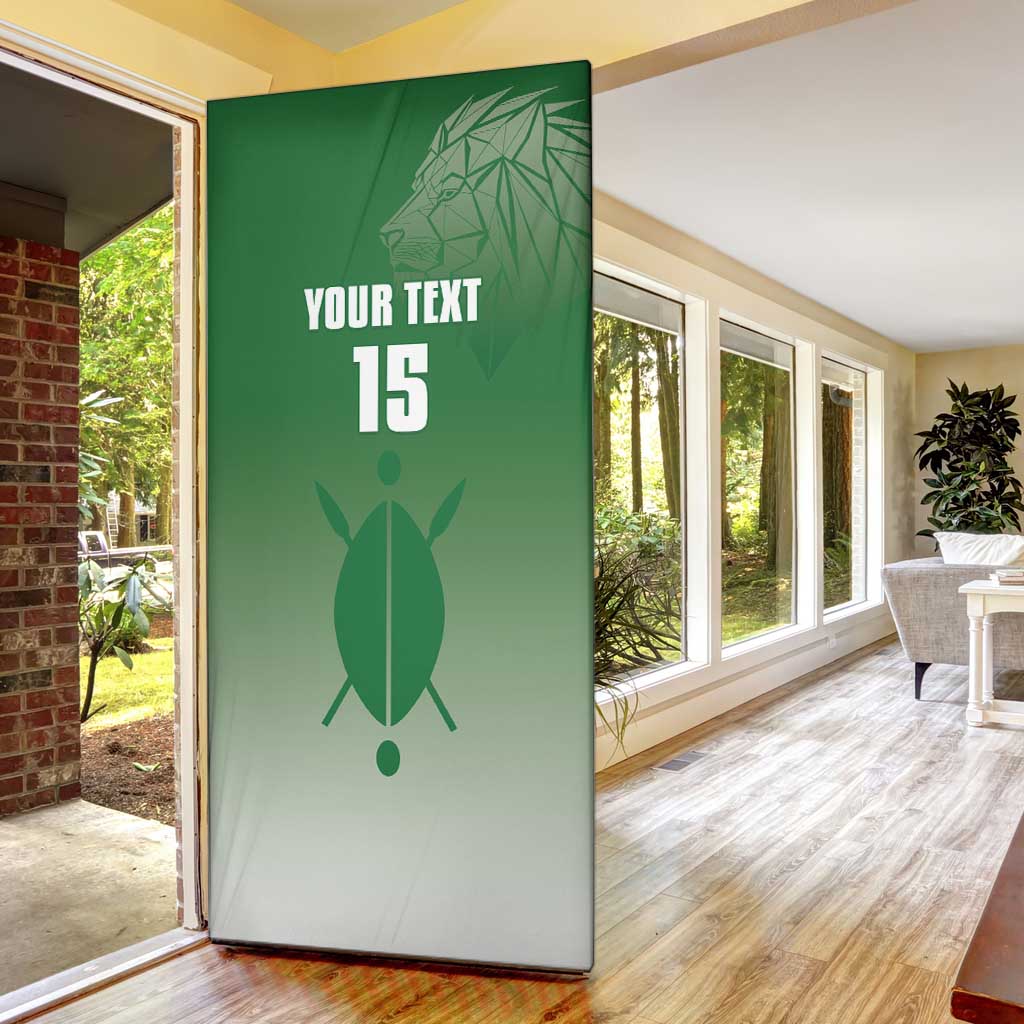 Custom Kenya Football Door Cover Go Champions Harambee Stars