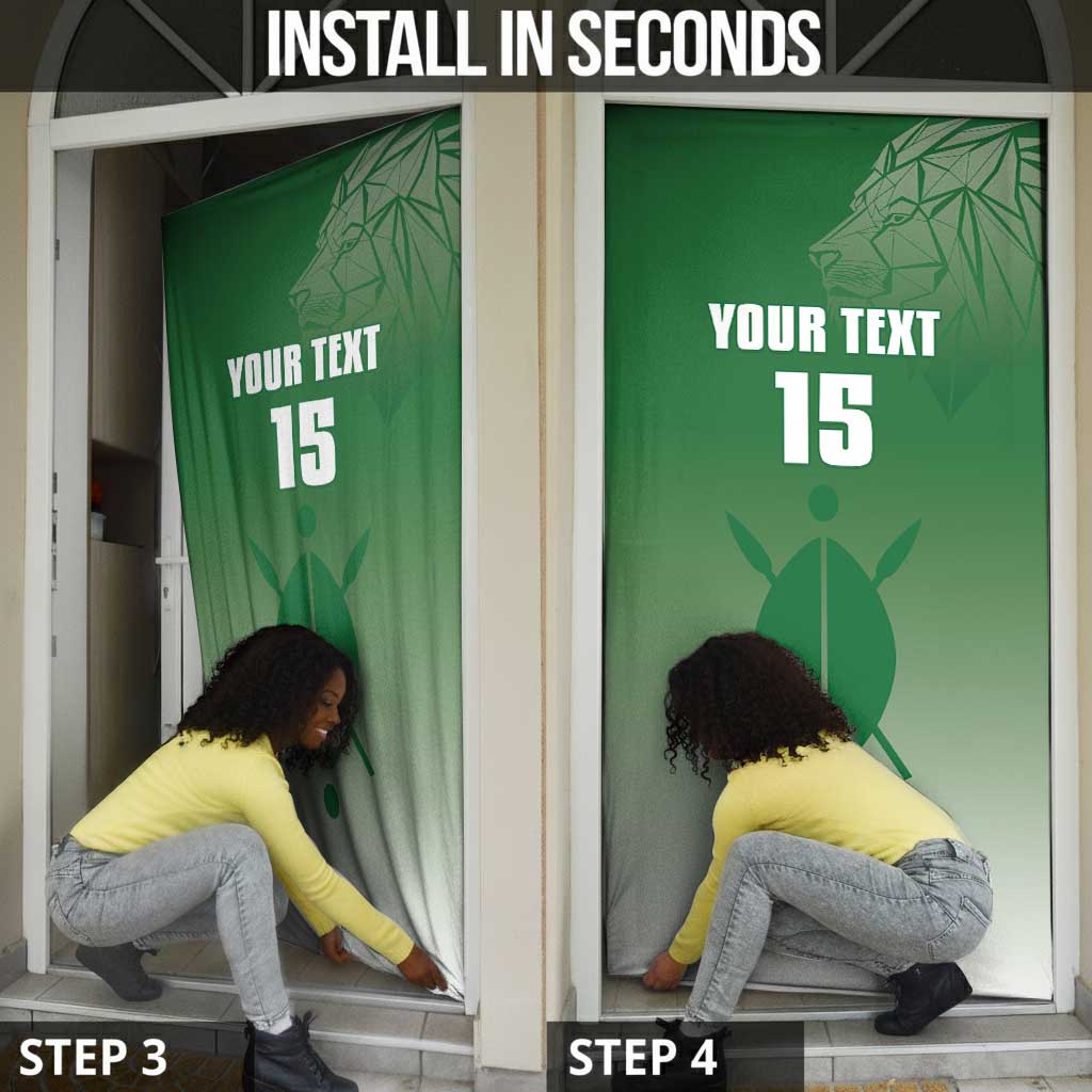 Custom Kenya Football Door Cover Go Champions Harambee Stars