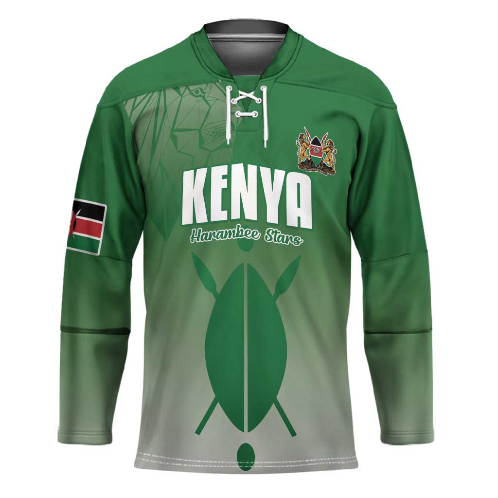 Custom Kenya Football Hockey Jersey Go Champions Harambee Stars