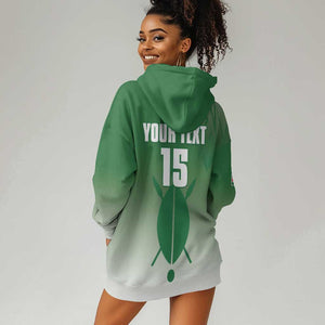 Custom Kenya Football Hoodie Dress Go Harambee Stars - African Pride