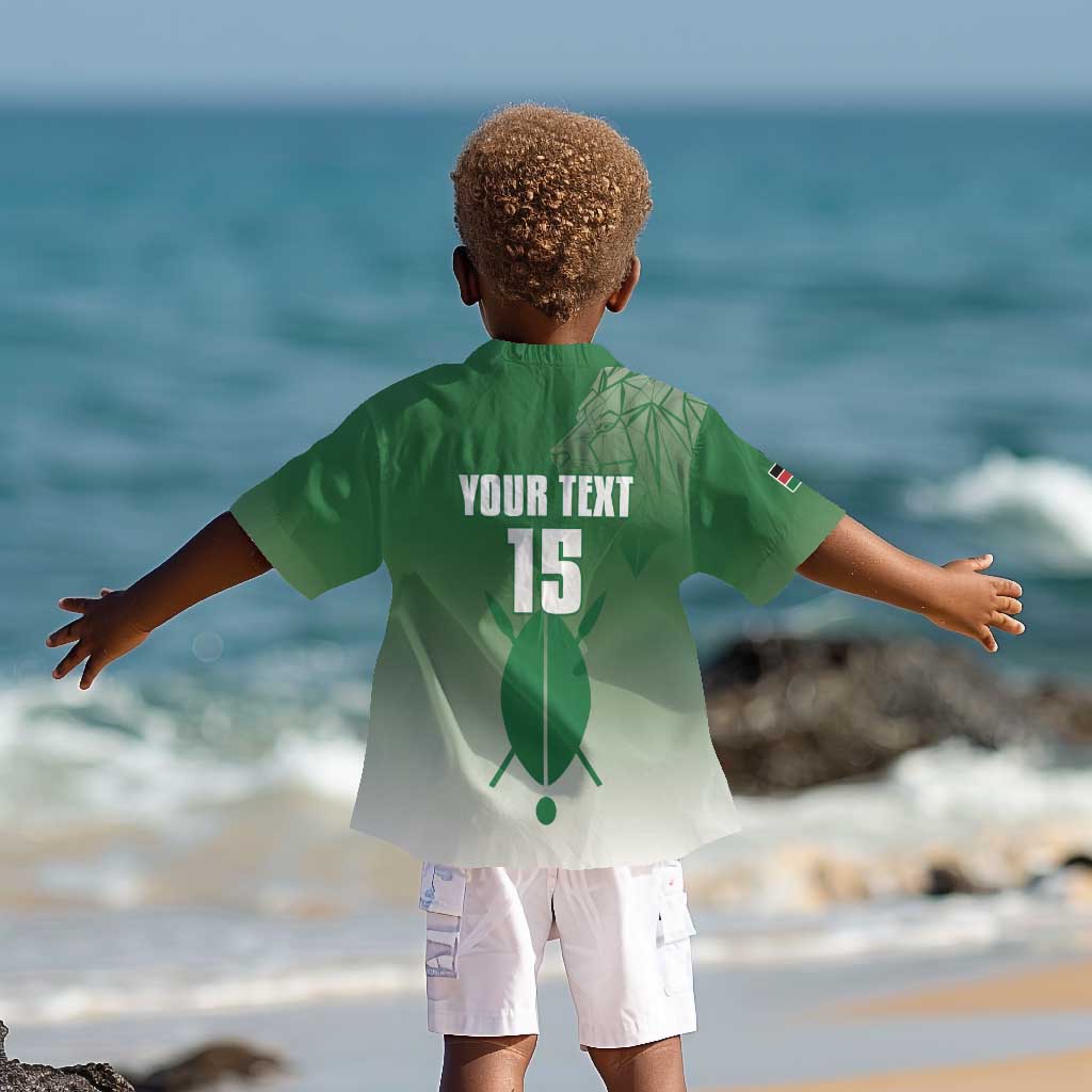 Custom Kenya Football Kid Hawaiian Shirt Go Harambee Stars - African Pride