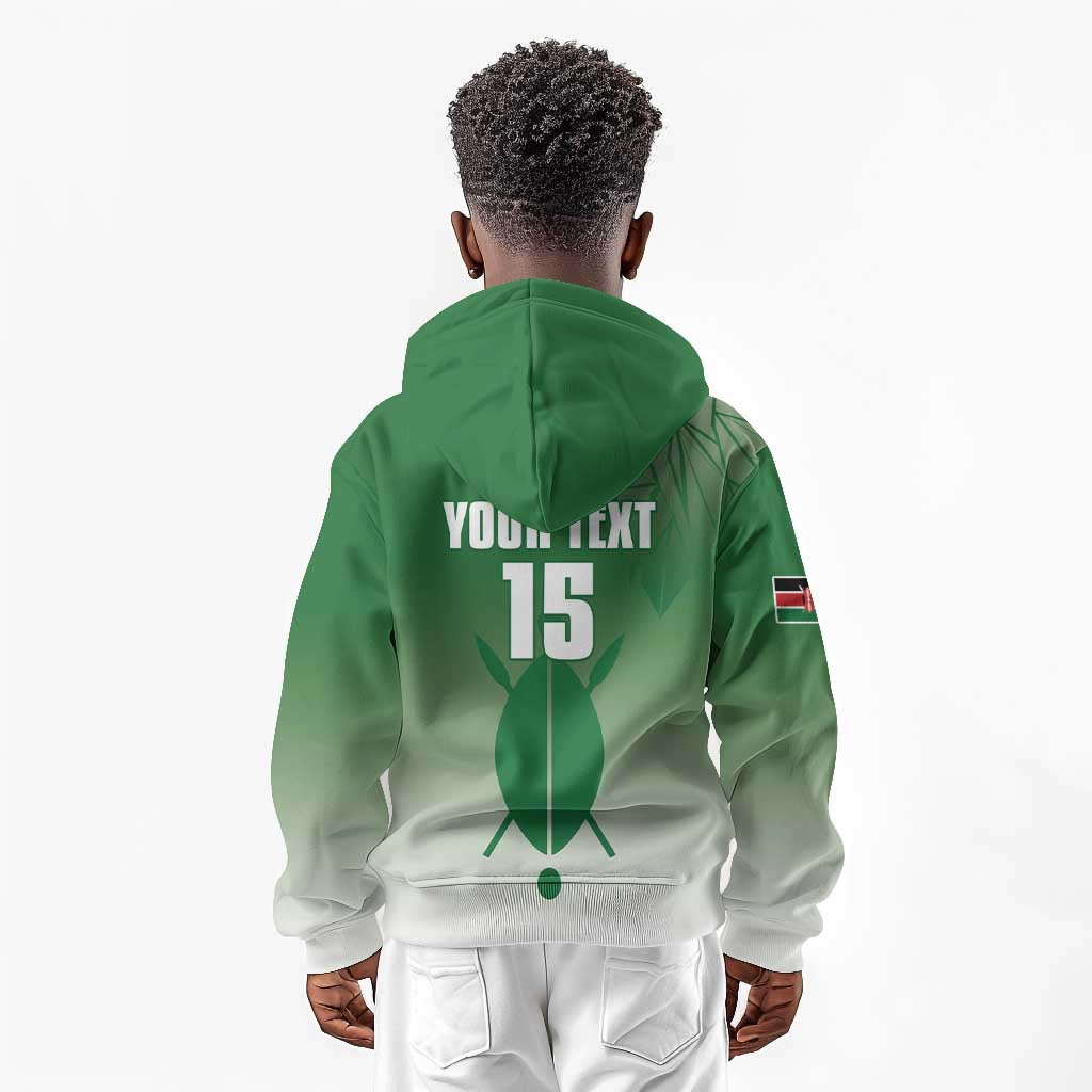 Custom Kenya Football Kid Hoodie Go Harambee Stars - African Pride